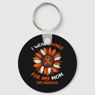 Ich trage Orange für meine Mama Crps Sensibilisier Schlüsselanhänger