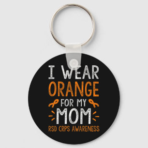 Ich trage Orange für meine Mama Krieger Rsd Crps A Schlüsselanhänger