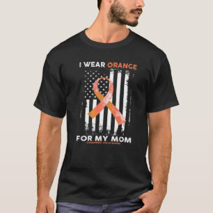 Ich trage Orange für meine Mama Leukämie Awareness T-Shirt