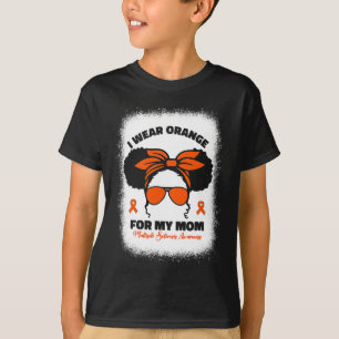 Ich trage Orange für meine Mama MS Multiple Sklero T-Shirt