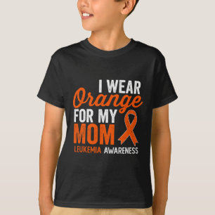 Ich trage Orange für meine Mutter Leukämie Krieger T-Shirt