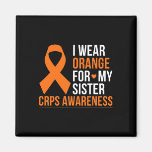 Ich trage Orange für meine Schwester Rsd Crps Bewu Magnet