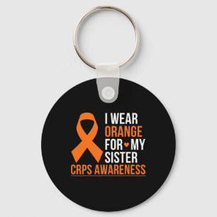 Ich trage Orange für meine Schwester Rsd Crps Bewu Schlüsselanhänger