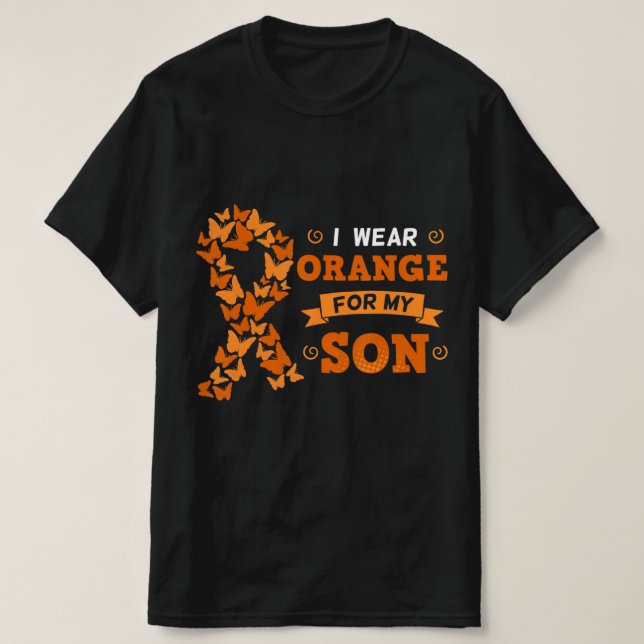 Ich trage Orange für meine Sondenleukämie T-Shirt (Design vorne)
