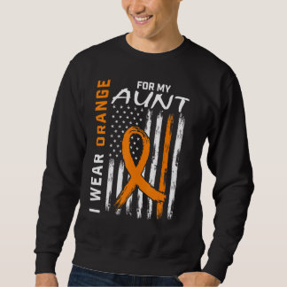Ich trage Orange für meine Tante Multipler Skleros Sweatshirt