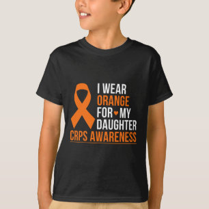 Ich trage Orange für meine Tochter Rsd Crps Awaren T-Shirt