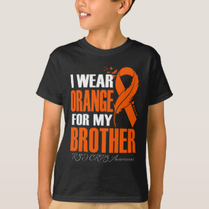 Ich trage Orange für meinen Bruder Rsd Crps Awaren T-Shirt