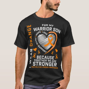 Ich trage Orange für meinen Sohn Multiple Sklerose T-Shirt