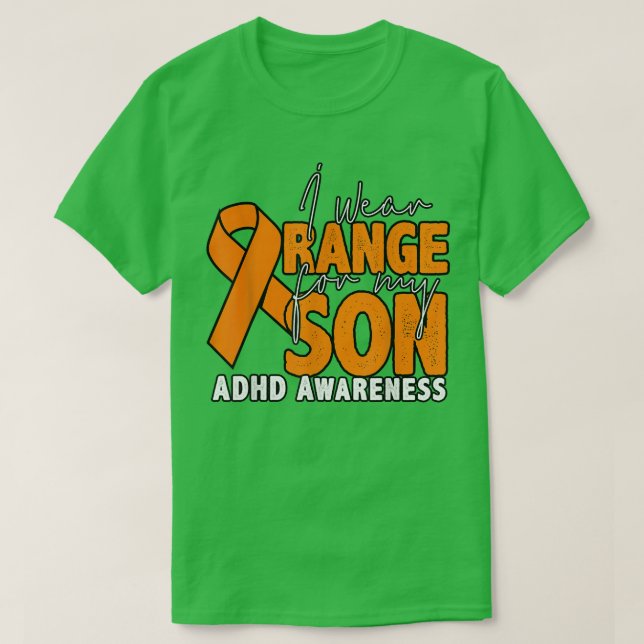 Ich trage Orange für meinen Sohn T-Shirt (Design vorne)