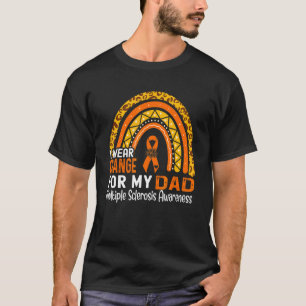 Ich trage Orange für meinen Vater Multiple Skleros T-Shirt