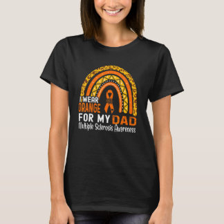 Ich trage Orange für meinen Vater Multiple Skleros T-Shirt