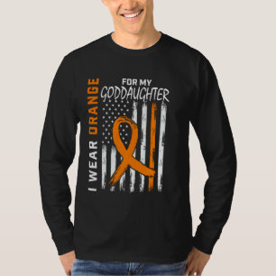 Ich trage Orange Patentante Multiple Sklerose bewu T-Shirt