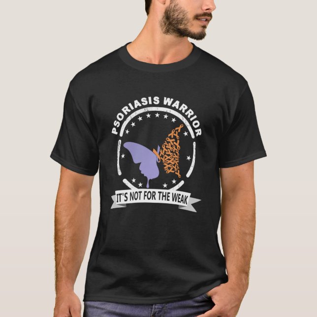 Ich trage Orange und Lila für Psoriasis Awareness  T-Shirt (Vorderseite)