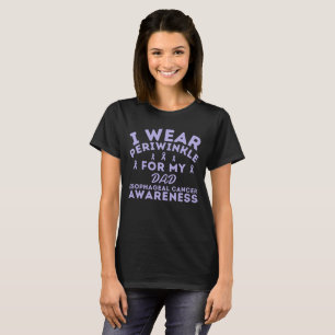 Ich trage Periwinkeln für Ösophaguskrebs, die ich  T-Shirt