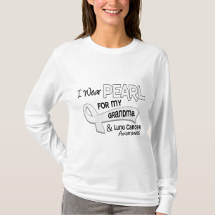 Ich trage Perle für meinen Lungenkrebs der T-Shirt
