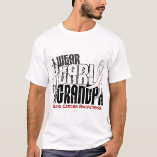 Ich trage Perle für meinen Lungenkrebs des T-Shirt