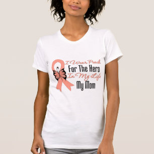 Ich trage Pfirsich für den Helden in meinem Leben. T-Shirt