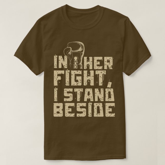 Ich trage Pink für mein Mama-Sensibilisierungsteam T-Shirt (Design vorne)