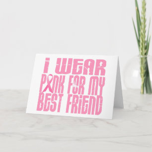 Ich trage Pink für meinen besten Freund 16 Karte