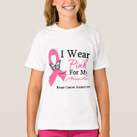 Ich trage Pink Ribbon Grandma Brustkrebs