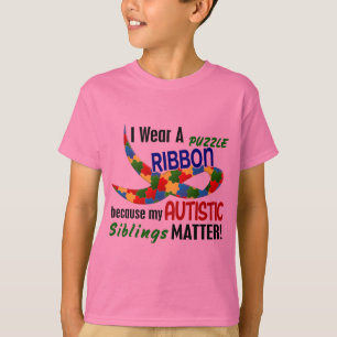 Ich trage Puzzlespiel-Band für meinen Geschwister T-Shirt