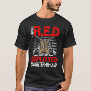Ich trage RED für meine angestellte Tochter im Jur T-Shirt