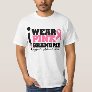 Ich trage rosa Band-Unterstützung für meine T-Shirt