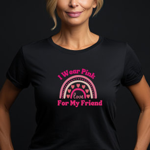 Ich trage rosa Brustkrebs-Bewusstsein T-Shirt