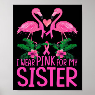 Ich trage Rosa für das Brustkrebsbewusstsein meine Poster