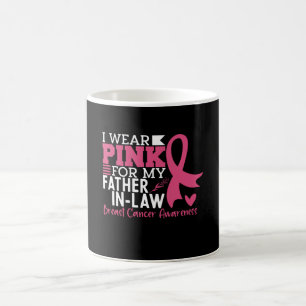 Ich trage Rosa für den Brustkrebs meines Schwieger Kaffeetasse