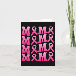 Ich trage Rosa für mein Mama-Brustkrebs-Unterstütz Karte
