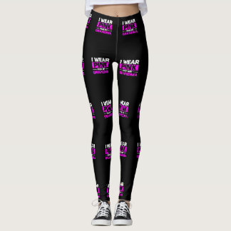Ich trage Rosa für mein Oma-Brustkrebs-Bewusstsein Leggings