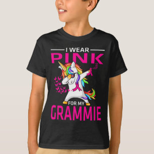 Ich trage Rosa für meine Grammie Brustkrebsbewusst T-Shirt