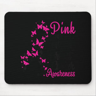 Ich trage Rosa für meine Mama Brustkrebs-Bewusstse Mousepad