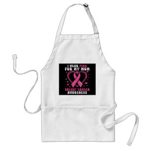 Ich trage Rosa für meine Mama Brustkrebs-Bewusstse Schürze