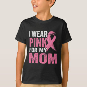 Ich trage Rosa für meine Mama Brustkrebs Bewusstse T-Shirt