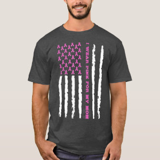Ich trage Rosa für meine Mama Brustkrebs-Bewusstse T-Shirt