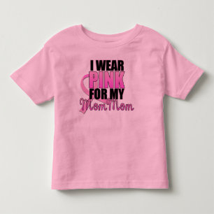 Ich trage Rosa für meine Mama-Mama - Brustkrebs Kleinkind T-shirt