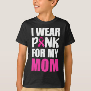 Ich trage Rosa für meine Mama rosa Ribbon Brustkre T-Shirt