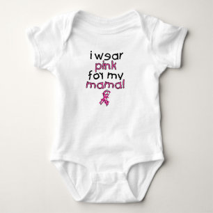 Ich trage Rosa für meine Mutter ($18,95) Baby Strampler