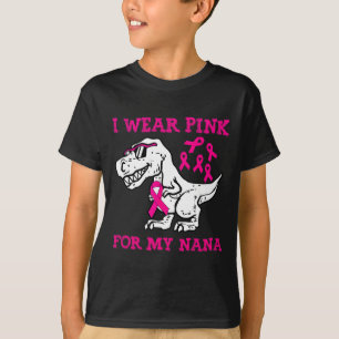 Ich trage Rosa für meine Nana Brustkrebs-Bewusstse T-Shirt