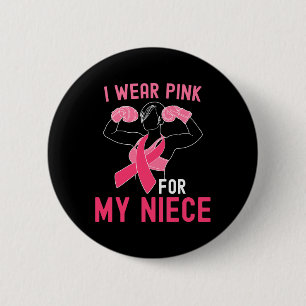 Ich trage Rosa für meine Nichte - Unterstützung vo Button