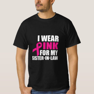Ich trage Rosa für meine Schwester im Jura Brustkr T-Shirt