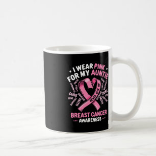 Ich trage Rosa für meine Tante Brustkrebs Tante Aw Kaffeetasse