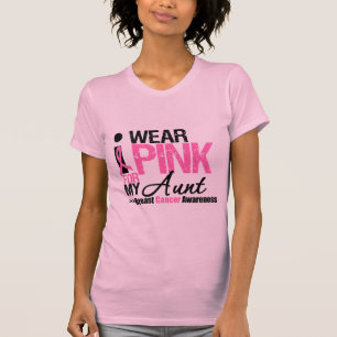 Ich trage Rosa für meine Tante T-Shirt