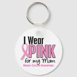 Ich trage Rosa für meinen Brustkrebs der Mama-10 Schlüsselanhänger