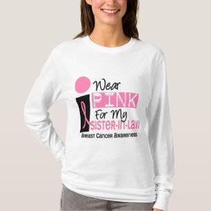 Ich trage Rosa für meinen Brustkrebs der T-Shirt