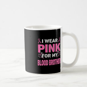 Ich trage Rosa für meinen Brustkrebs im Blut Kaffeetasse