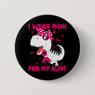 Ich trage Rosa für meinen Brustkrebskrieger meiner Button