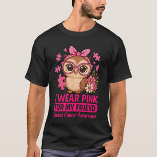 Ich trage Rosa für meinen Freund Niedlichen eigene T-Shirt